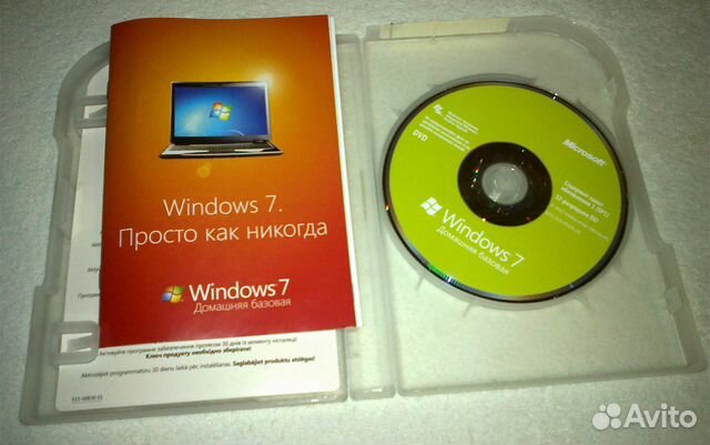 Продам Windows 7 домашняя базовая x32 SP1 BOX