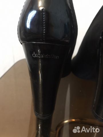 Туфли натур.замша черные Calvin Klein