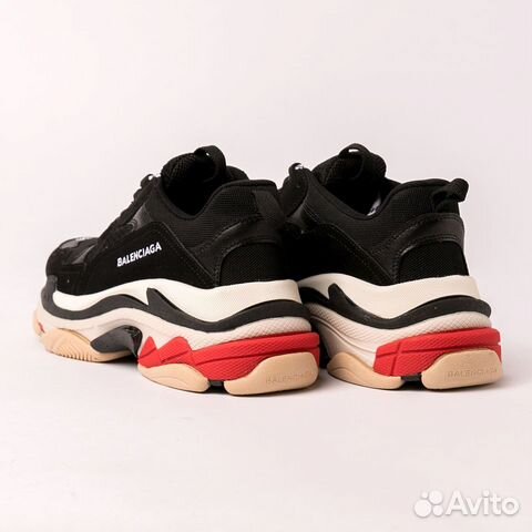 Кроссовки Balenciaga Triple S, черный, размер 41