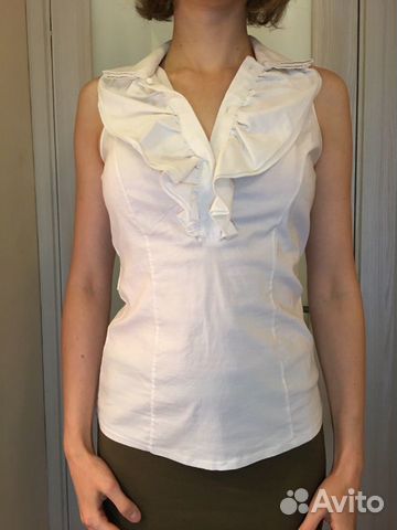 Блузка белая