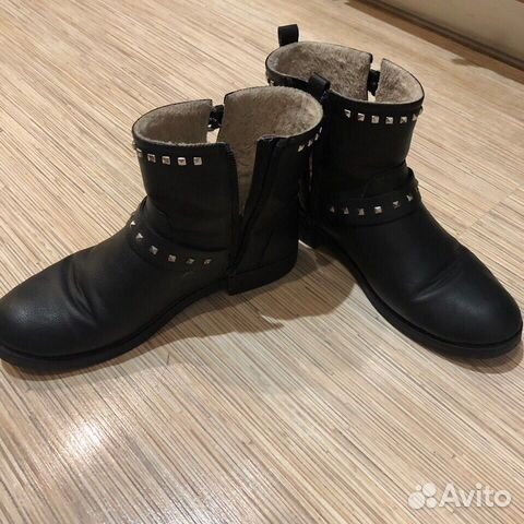 Ботинки тёплые zara,37 р-р