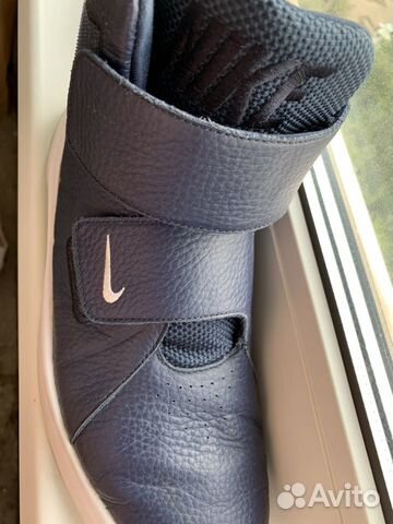 Кроссовки высокие Nike, синие Кроссовки высокие Nike, синие