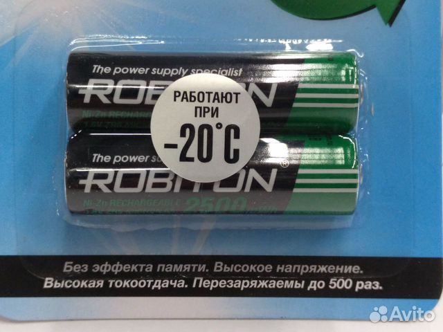 Аккумулятор AA ZR6 NiZn 2500mWh 1,6V Аккумулятор AA ZR6 NiZn 2500mWh 1,6V