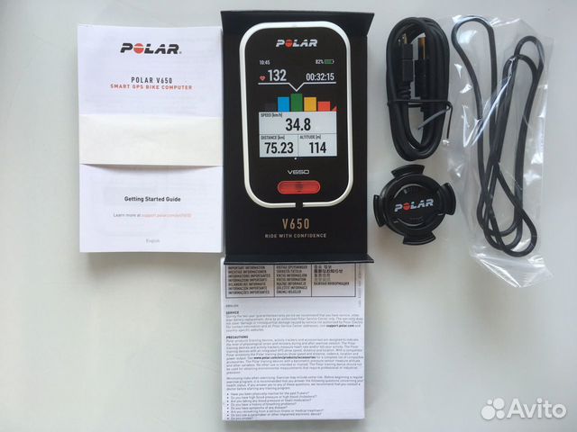 Новый топовый велокомпьютер Polar V650