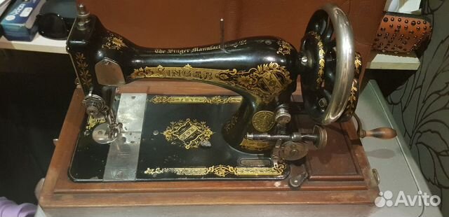 Швейная машинка Singer 1886 года