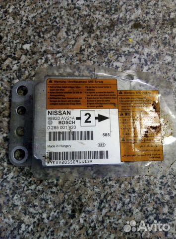 Комплект безопасности airbag Nissan Primera P12 Комплект безопасности airbag Nissan Primera P12