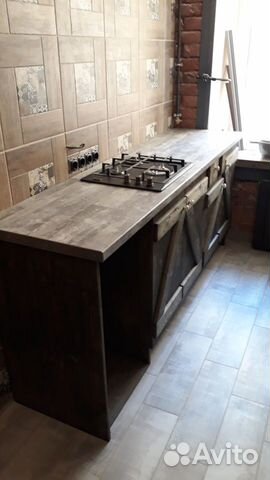 Кухонный гарнитур из массива лофт - loft Кухонный гарнитур из массива лофт - loft