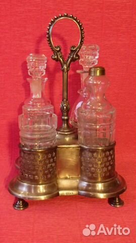 Судок столовый. Набор для специй. Пецъ Пец 19 век