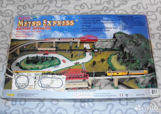 Железная дорога Playgo Metro Express, Piko TT Железная дорога Playgo Metro Express, Piko TT