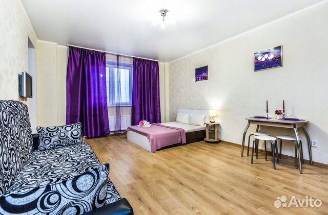 

Квартира-студия, 35 м², 2 кровати