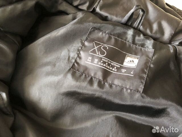 Пуховик куртка Adidas XS
