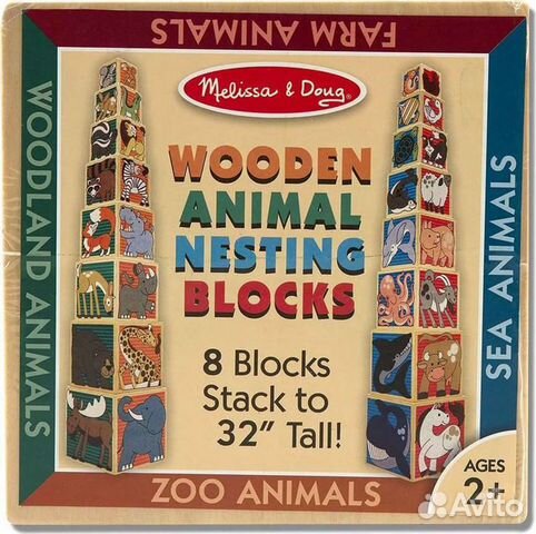 Деревянные кубики Melissa&Doug Деревянные кубики Melissa&Doug