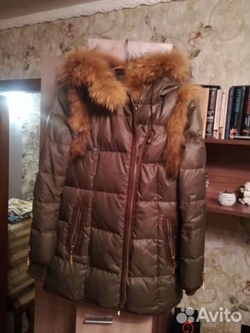 Зимний пуховик 2 в 1.жилетка+куртка. мех отстегива