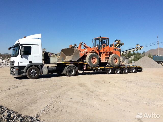 Аренда трала перевозки габарита / негабарита