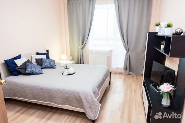 

1-к. квартира, 45 м², 2 кровати