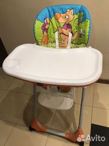 Стул для кормления Chicco Polly 2 in1