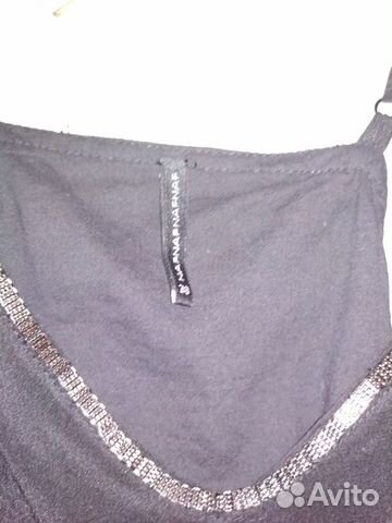 Топ черный NAF NAF, размер 42-44 Топ черный NAF NAF, размер 42-44