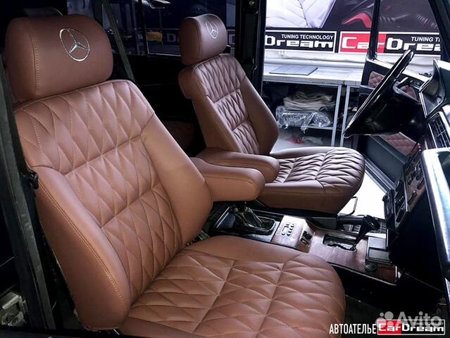 Кожаный салон сиденья Mercedes-Benz Гелендваген
