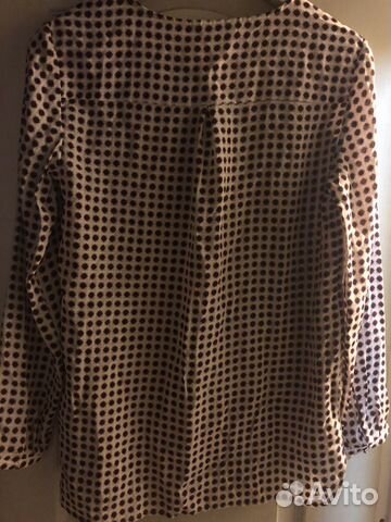 Шелковая блуза massimo dutti