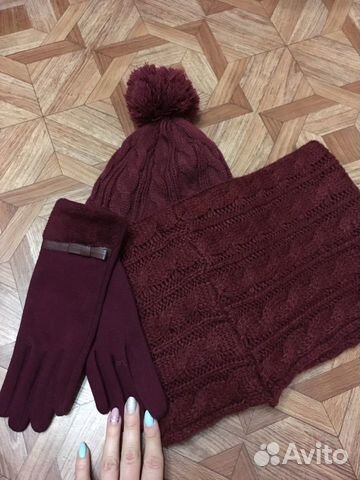 Шапка,хомут,перчатки
