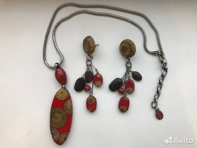 Комплект колье и серьги Nature Bijoux Комплект колье и серьги Nature Bijoux