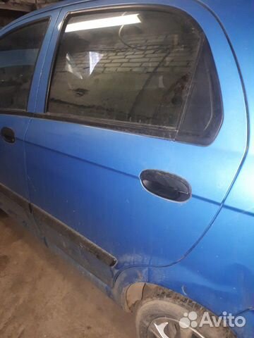 Дверь задняя левая на Chevrolet Spark Дверь задняя левая на Chevrolet Spark