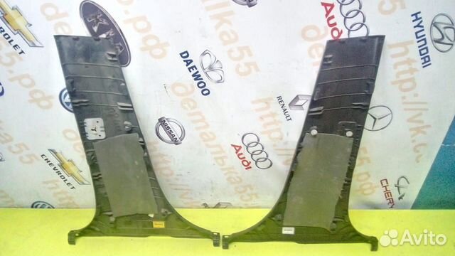 Накладки нижних стоек б.у Hyundai Solaris c11г Накладки нижних стоек б.у Hyundai Solaris c11г