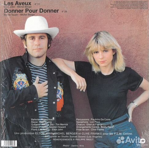 E.John, F.Gall - Les aveux & Donner pour donner