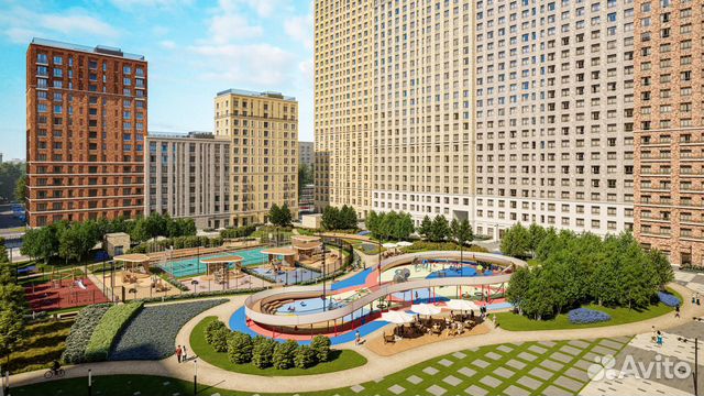 2-к квартира, 54 м², 37/39 эт. 2-к квартира, 54 м², 37/39 эт.