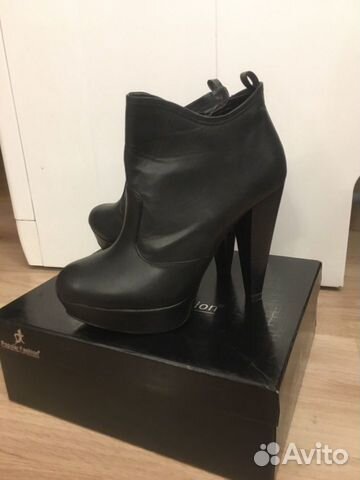 Ботильоны черные 38 размер