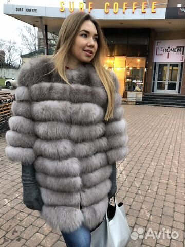 Шуба из песца
