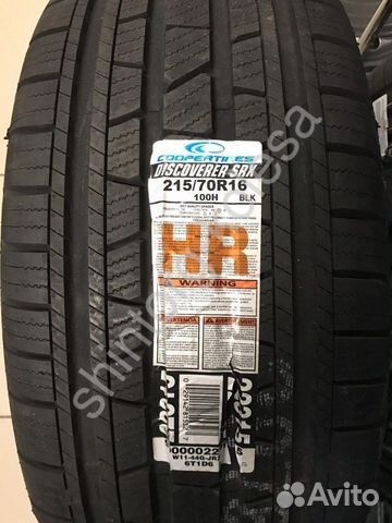 Cooper Discoverer SRX 215/70 R16 Новые шины Купер