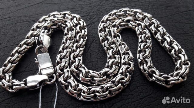 Серебряная цепь 925 пробы