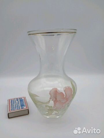 Кувшин, рисунок, позолота, стекло,СССР