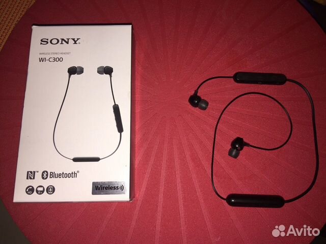 Наушники Sony Bluetooth WI-C300