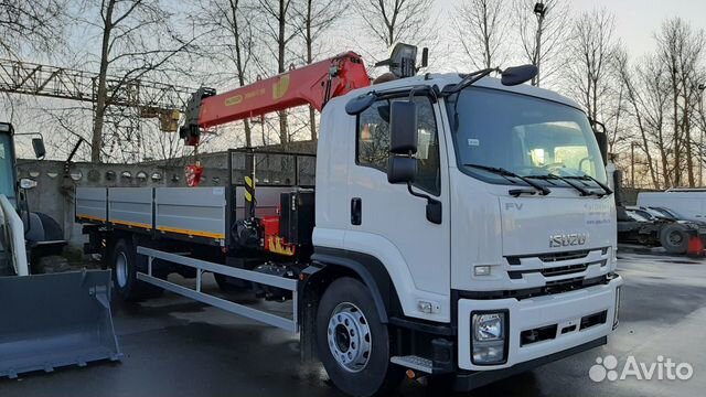 Борт с кму инман ит150 на ш. isuzu forward 18.0 Борт с кму инман ит150 на ш. isuzu forward 18.0