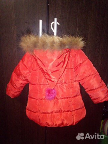Тёплая куртка на девочку