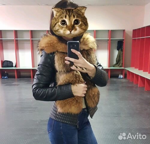 Куртка кожаная женская трансформер (зима/весна)