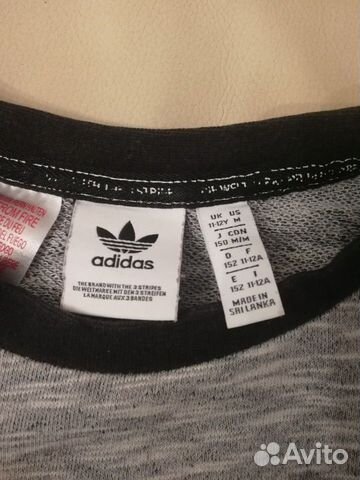 Свитшот Adidas с короткими рукавами Свитшот Adidas с короткими рукавами