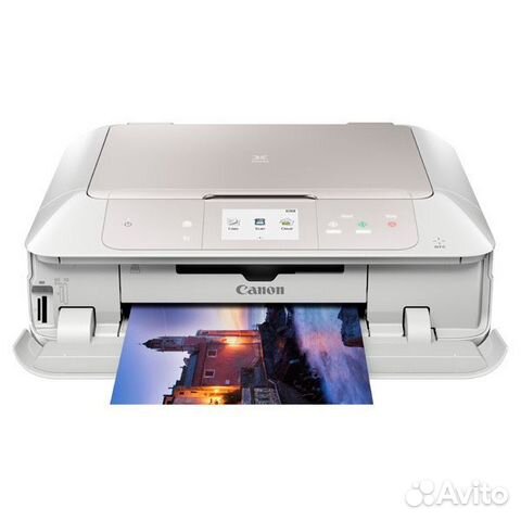 Струйное мфу Canon pixma MG7740 White принтер