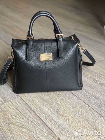 Сумка LR в идеале чёрная эко-кожа Сумка LR в идеале чёрная эко-кожа