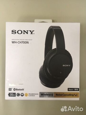 Беспроводные наушники Sony WH-CH700N Black RU Беспроводные наушники Sony WH-CH700N Black RU