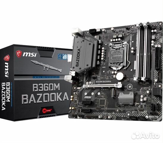 Материнская плата MSI H370M bazooka Материнская плата MSI H370M bazooka