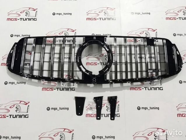 Решетка Mercedes GLC-Coupe C253 AMG Chrome 2019+ Решетка Mercedes GLC-Coupe C253 AMG Chrome 2019+