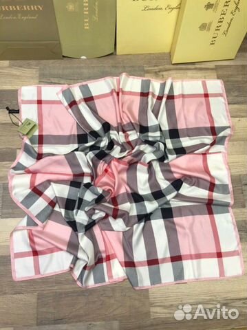 Новый женский шёлковый платок Burberry