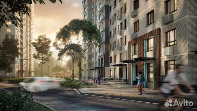1-к квартира, 42.8 м², 9/23 эт. 1-к квартира, 42.8 м², 9/23 эт.