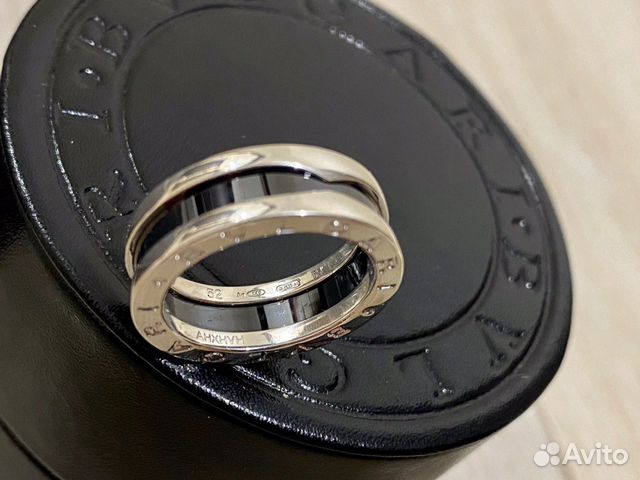 Bvlgari Кольцо, Оригинал,черная керамика Bvlgari Кольцо, Оригинал,черная керамика