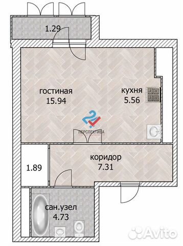 1-к квартира, 36.7 м², 7/25 эт. 1-к квартира, 36.7 м², 7/25 эт.