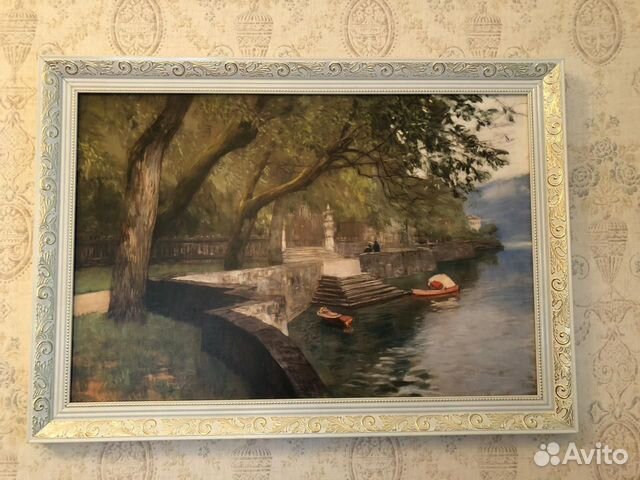 Картина вышитая, картина распечатка