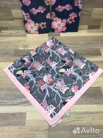 Новый женский шёлковый платок Gold Kashkha